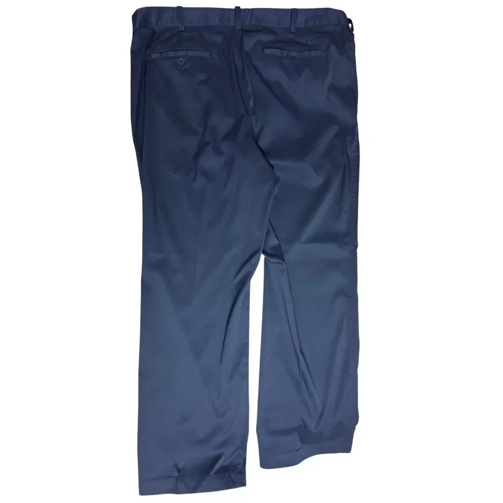 Nike Golf Pants Navy Blue 38x30 Polyester Spandex Dri Fit